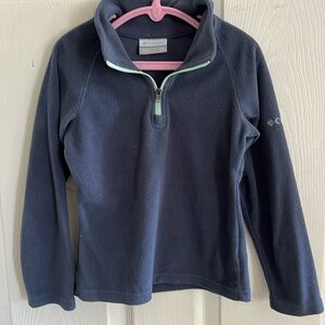 Girls Columbia Fleece Half Zip Pullover